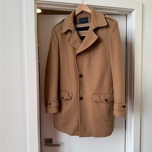 Men's Banana Republic Tan Pea Coat